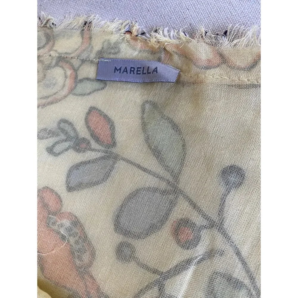 MARELLA ITALI Silk Scarf MARELLA Luxury women's clothing brand 26x68”